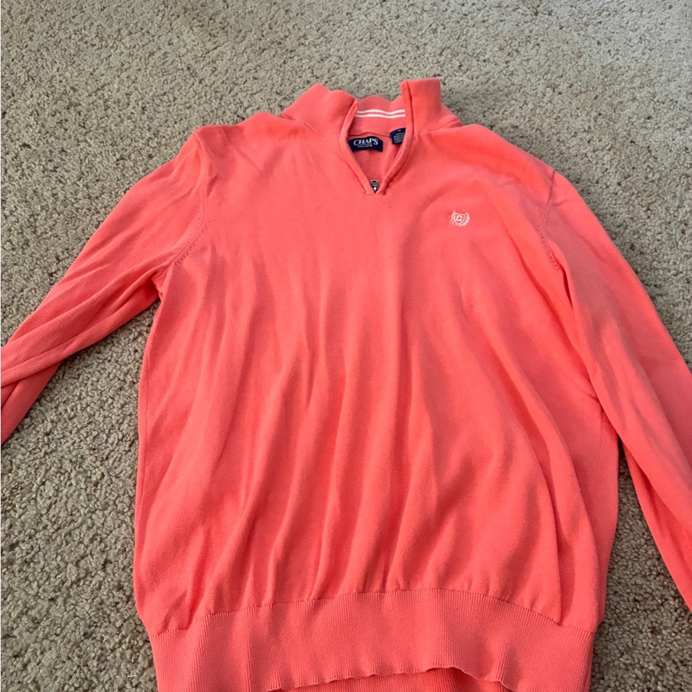 Chaps Coral Sweater